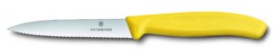 סכין ירקות משונן צהוב